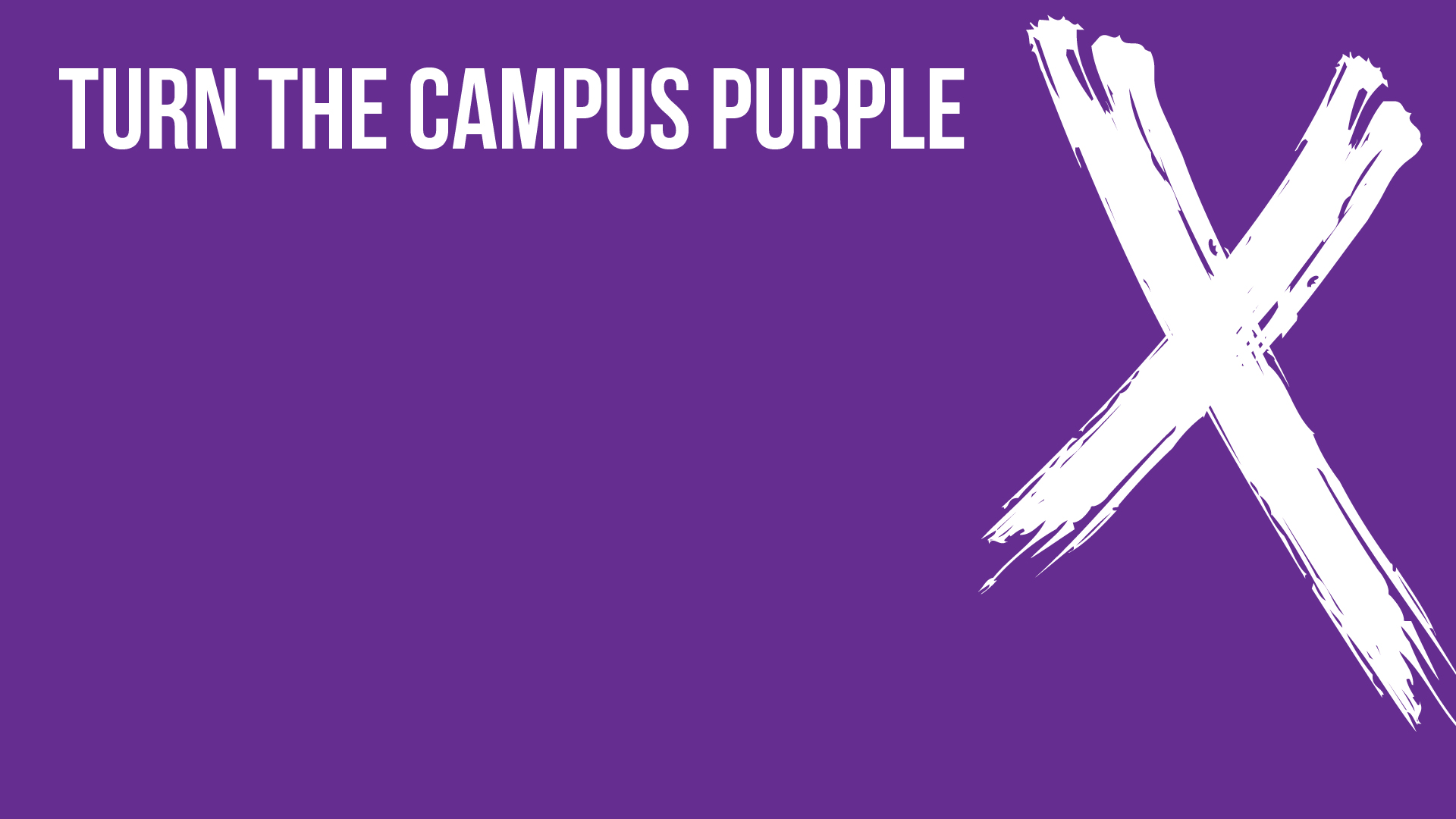 Turn the Campus Purple